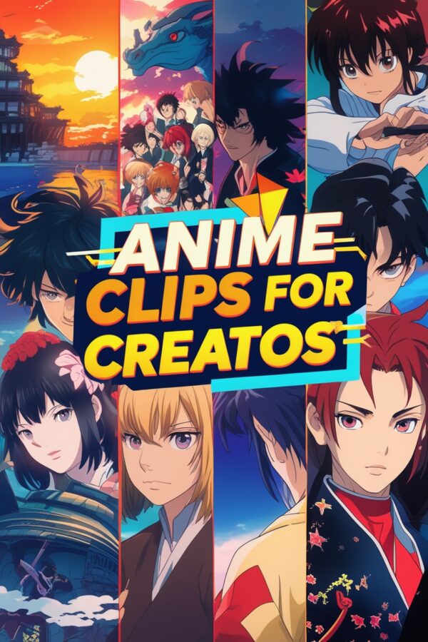 Premium Anime Video Assets Pack by GrowthGyan - All-in-One Trending Anime Clips for Viral Content Creators